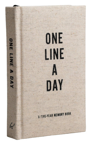 Bookspeed One Line a Day Five Year Memory Book CANVAS