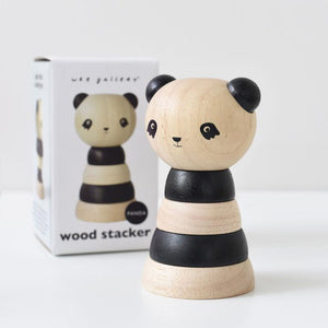 Wee Gallery Wooden Stacker - Panda